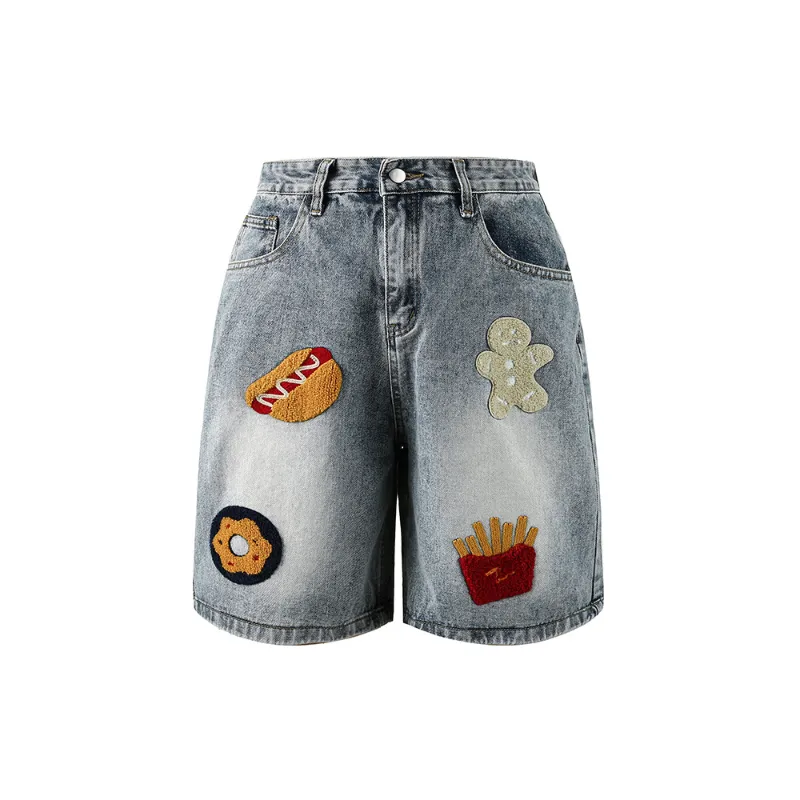 Trendy Embroidered Shorts